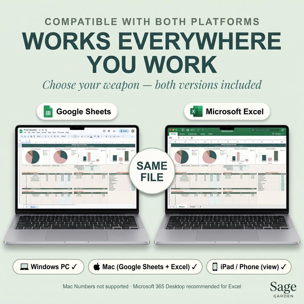 Small Business Bundle - desktop, tablet and mobile preview
